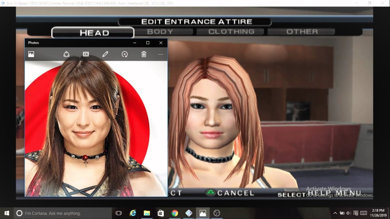 WWE SVR 2011 (HD) - How I Paint Io Shirai - Create a Diva