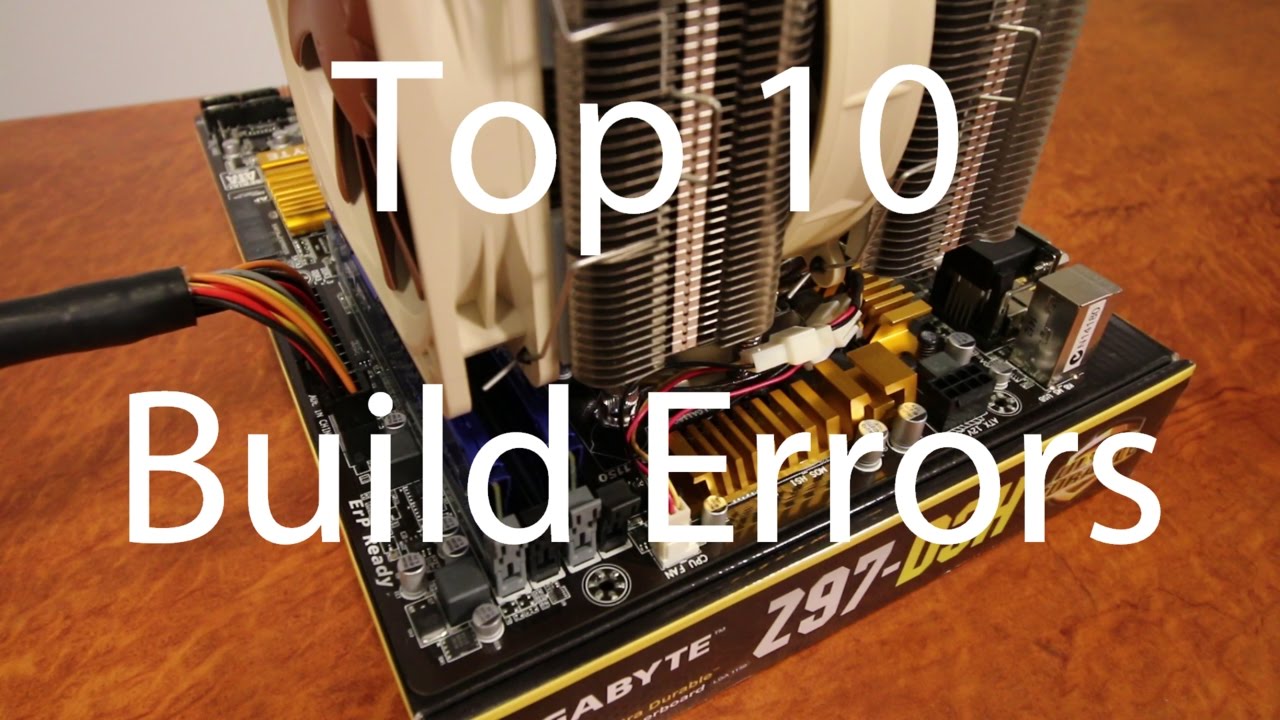 The Top 10 Computer Build Errors - How to troubleshoot a computer in 10 minutes! With EasyPCBuilder