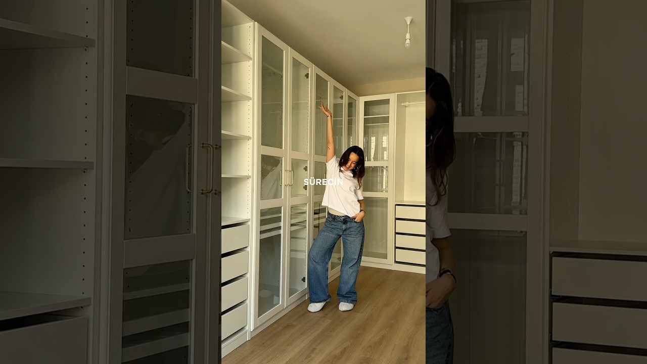 Taşınma G&uuml;nl&uuml;kleri 🏡 Part 4 (giyinme dolabım) 💕
