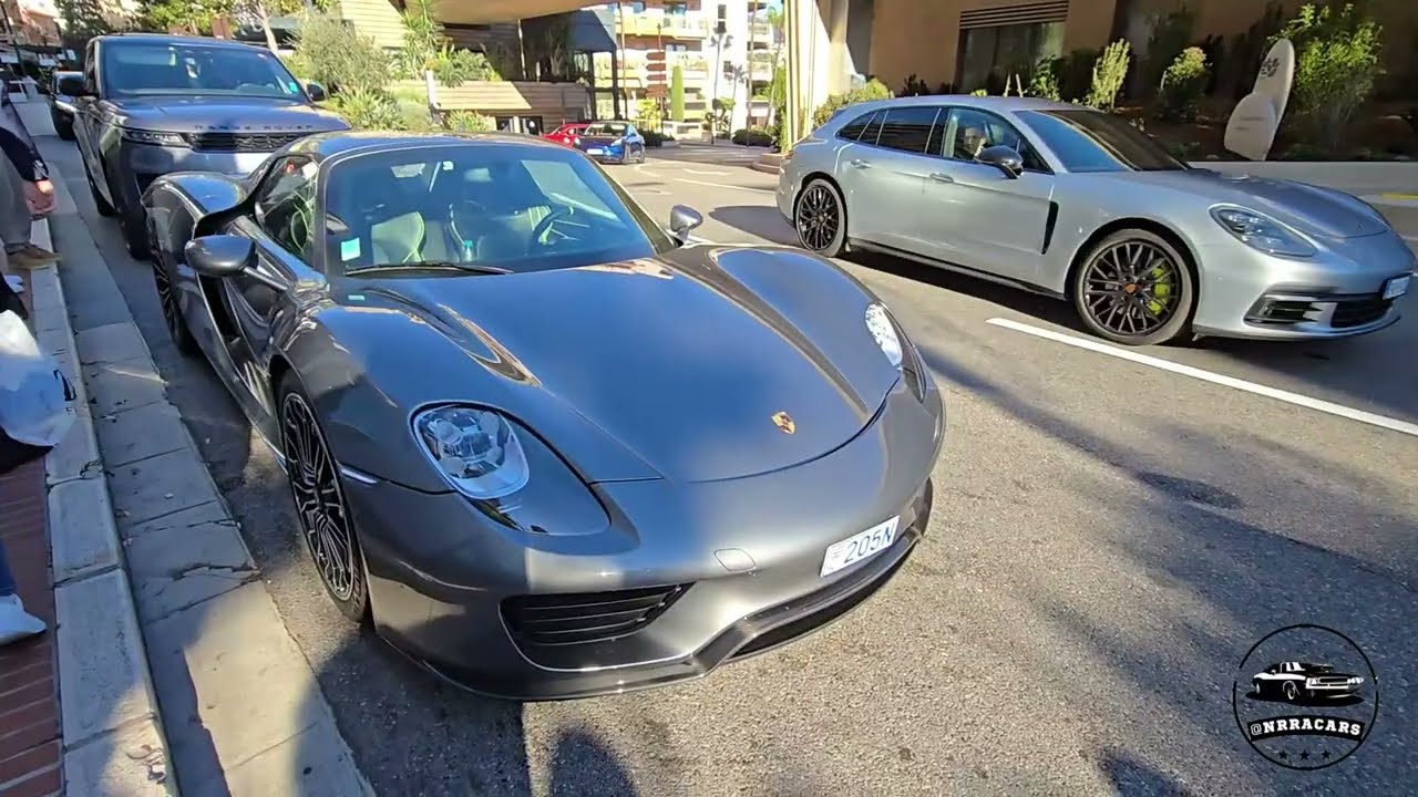 Millionaire arrive a Ciprian avec son Porsche 918 Syder