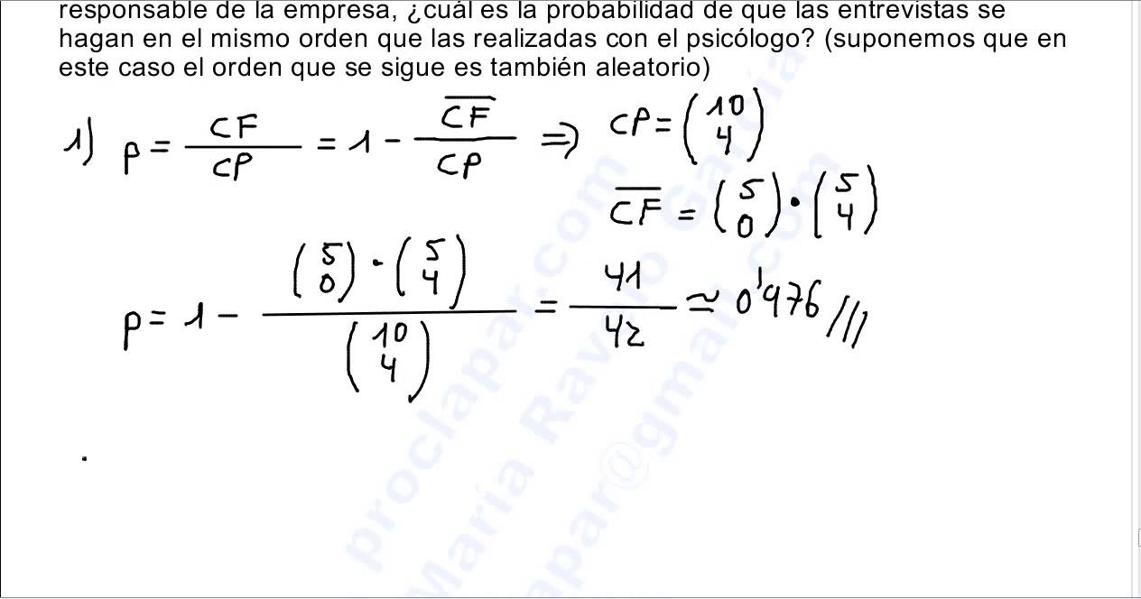PROBABILIDAD (42), PROBABILIDAD, EJERCICIO 50