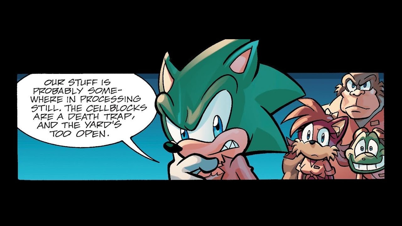 Sonic Universe Issue #32 Scourge Lock Down: Part 4 [No Holds Barred!] Comic Drama!