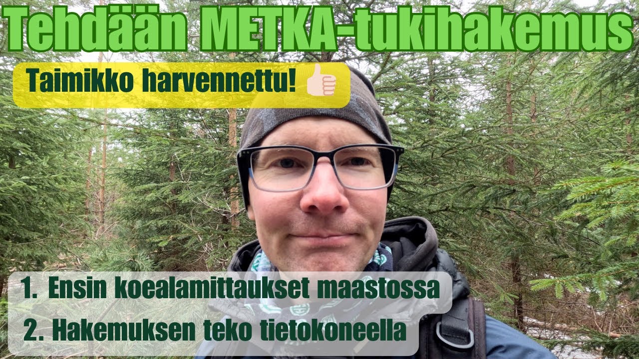 Tehdään METKA-tukihakemus