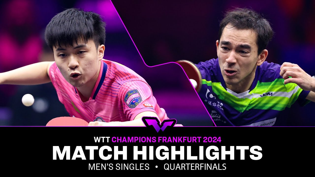 Lin Yun-Ju vs Hugo Calderano | MS QF | WTT Champions Frankfurt 2024