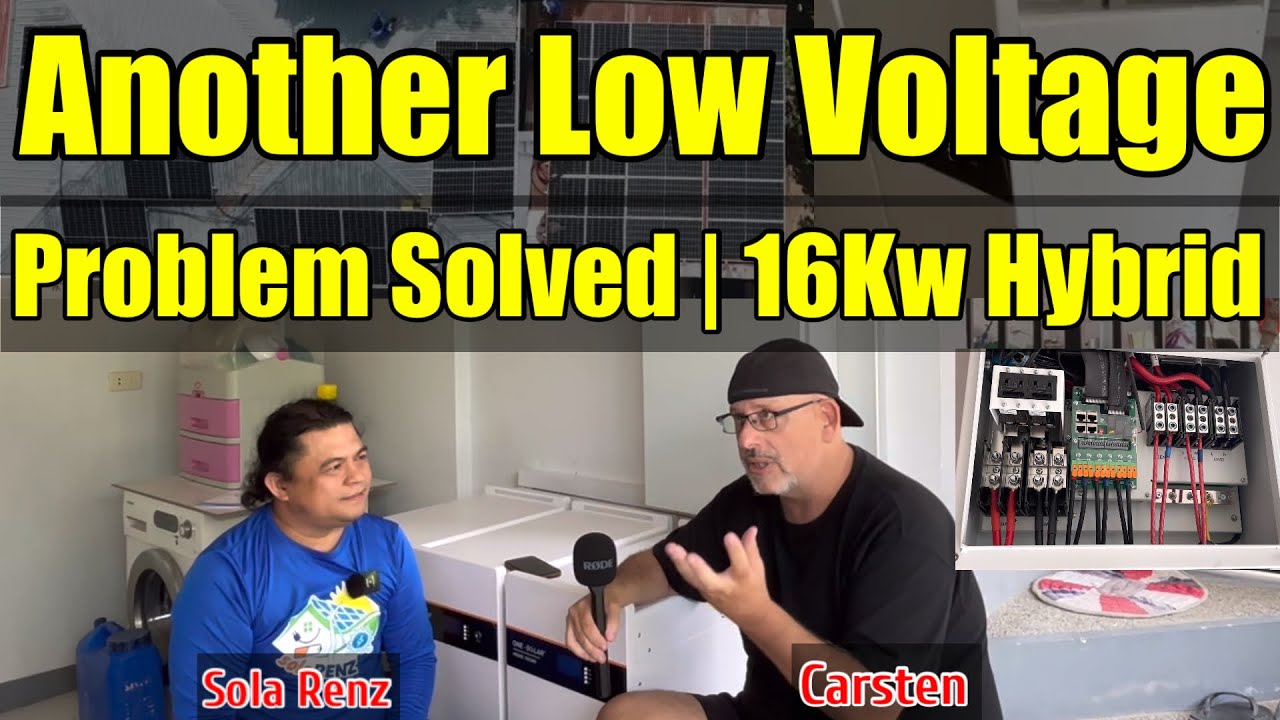 Another LOW VOLTAGE PROBLEM SOLVED in BAYAMBANG, PANGASINAN! 16kw Inverter | 17.6Kwp | 40kwh BESS