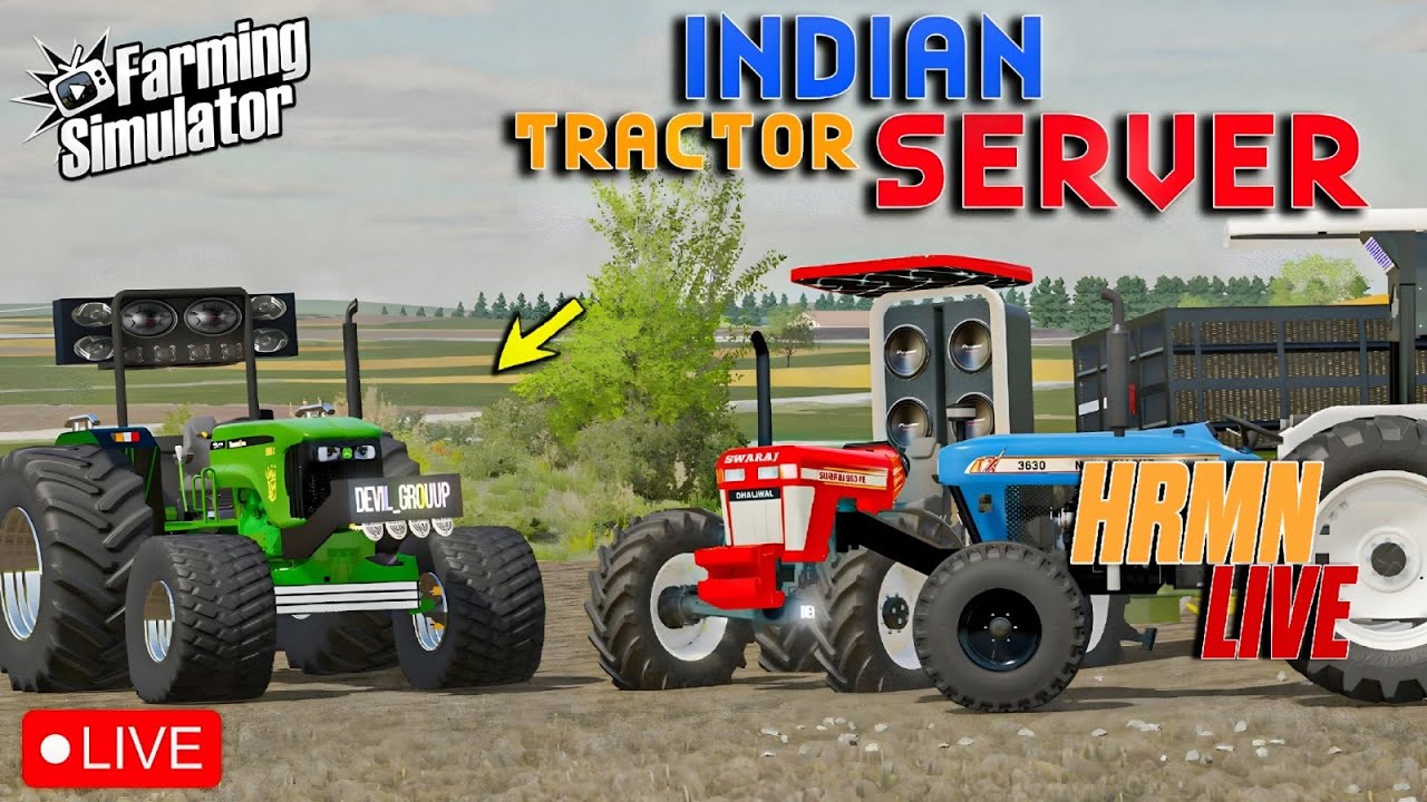 Indian Mods in Farming Simulator 25 LIVE #fs25live #fs25indiantractor