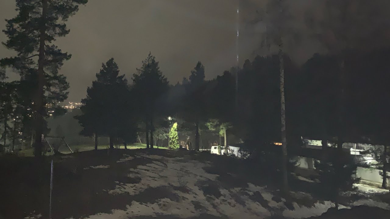 Night rain and wind in Norway ❤️❤️❤️😍