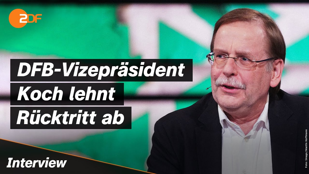 DFB-Machtkampf geht weiter: Vizepr&auml;sident Koch h&auml;lt an seinem Amt fest | das aktuelle sportstudio