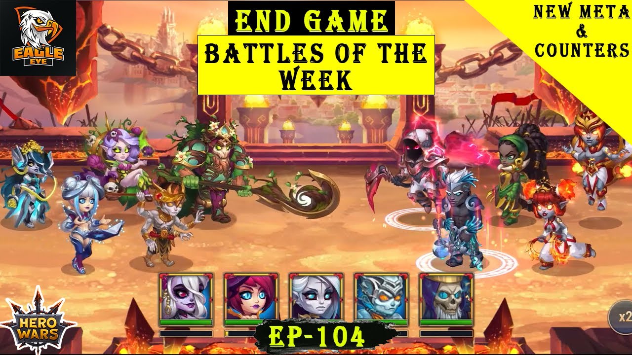 Best Team Fights Ep-104 | New Counter & Meta| Hero Wars Mobile Alliance