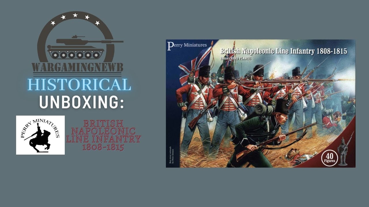 Распаковка миниатюр Perry Miniatures британской наполеоновской линейной пехоты 1808-1815 BH1 [Рас...