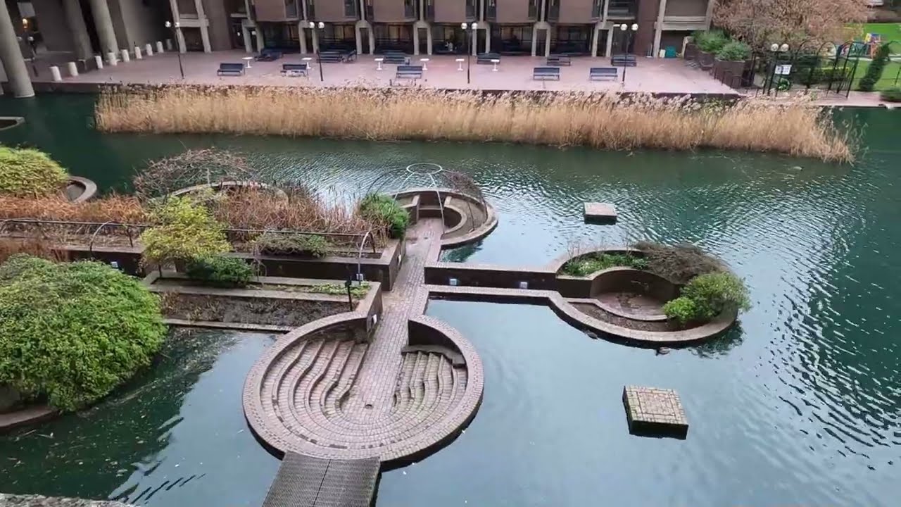 Barbican Estate Brutalist architecture London UK (Brutalism)