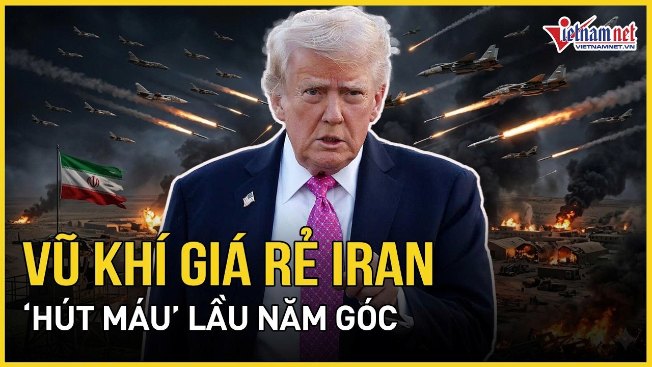 Vũ khí giá rẻ Iran “hút máu” Lầu Năm Góc, Mỹ “đốt