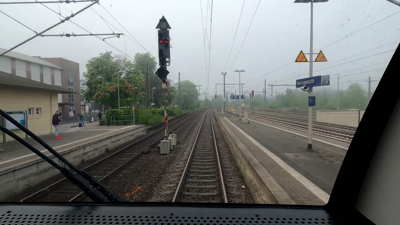 Führerstandsmitfahrt | RE1 (RRX) Verstärker | Geilenkirchen - Aachen - Köln | BR 462 (Desiro HC)