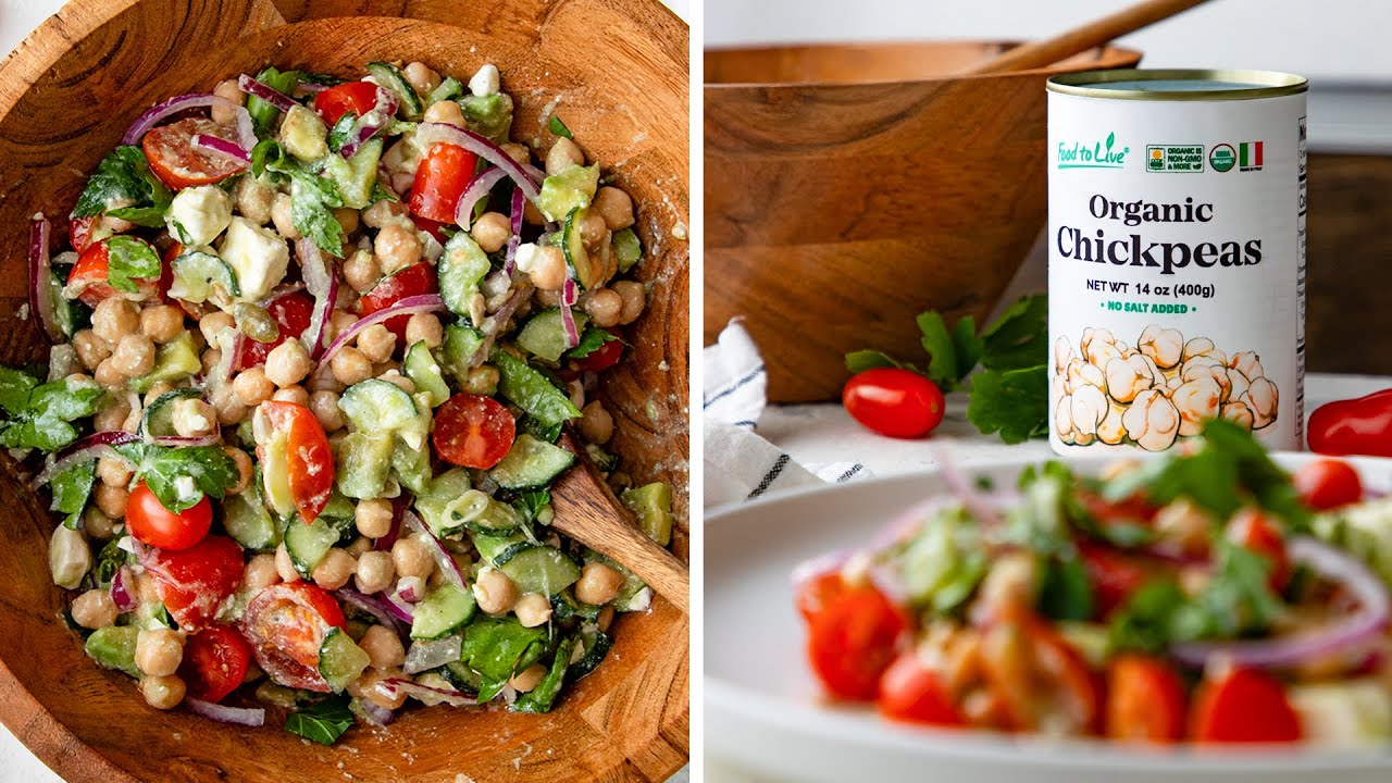 The Ultimate Chickpea Salad: Creamy, Crunchy, and Protein Packed