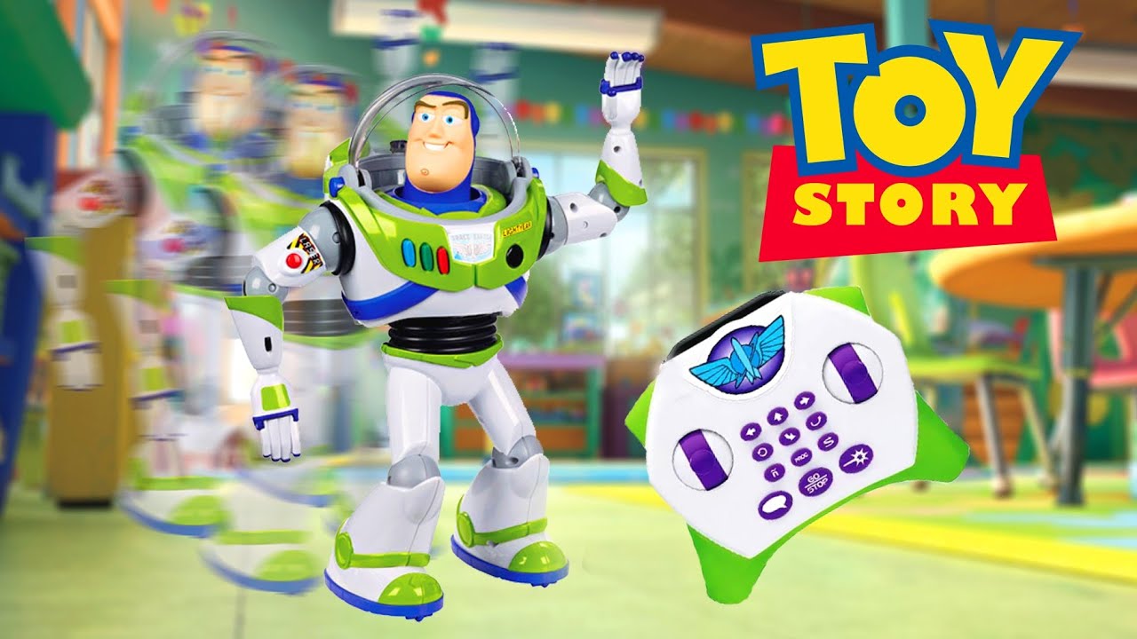 Boneco Toy Story Buzz Lightyear com controle remoto U-Command with remote control Thinkway Toys