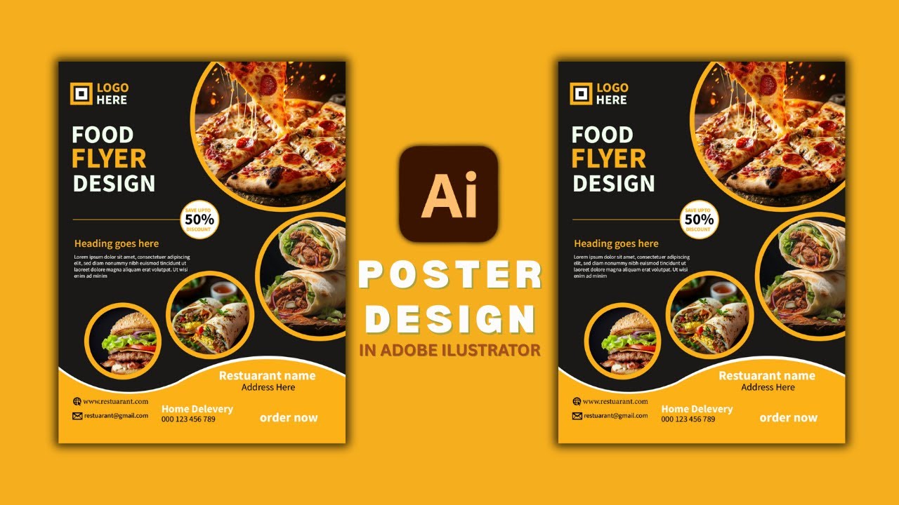 Poster Design Tutorial in Adobe Illustrator | Beginner to Pro 2025
