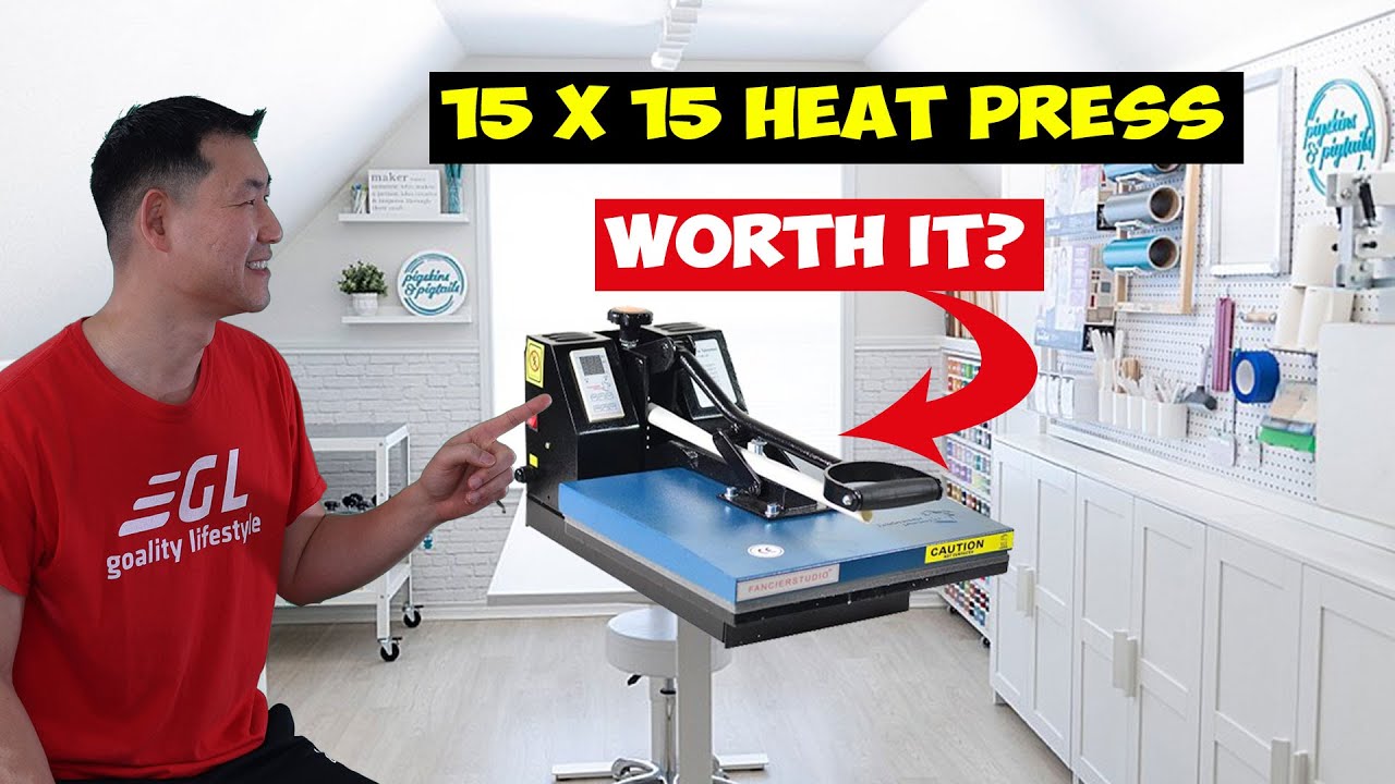Fancierstuio Heat Press Unboxing/Review | Beginners First Attempt... Oh My!!! 2024