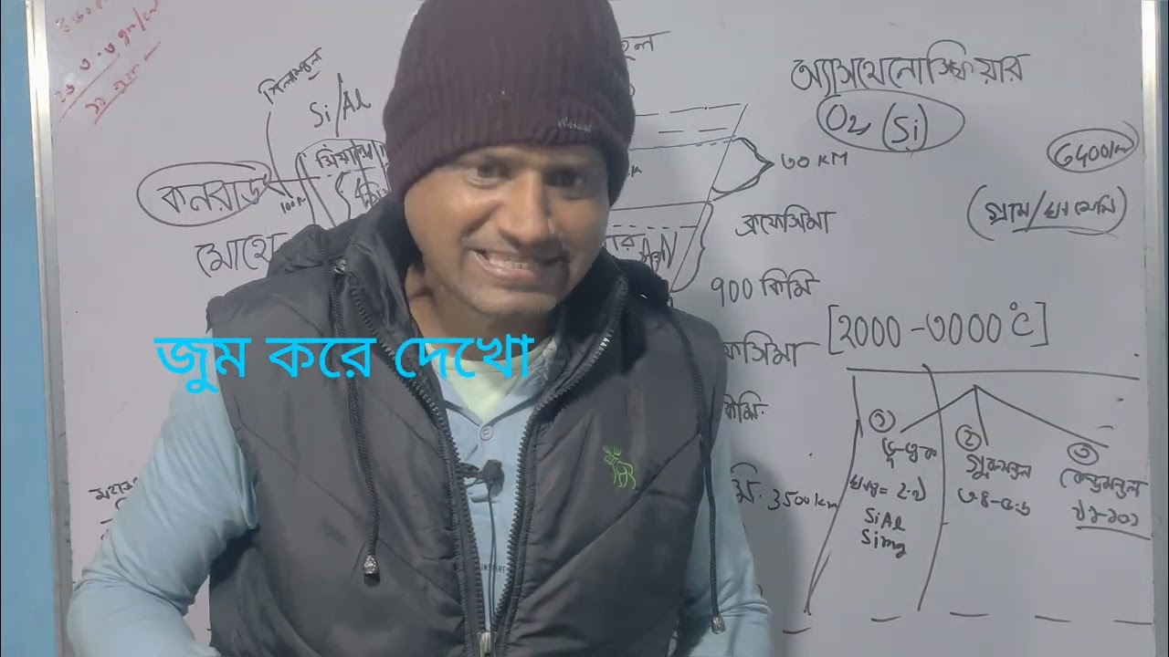 পৃথিবীর অন্দরমহল এর স্তরবিন্যাস, CLASSS 8, কেন্দ্র মন্ডল, গুরুমন্ডল, ভূত্বক#sec#vvi#gk#rrb#psc