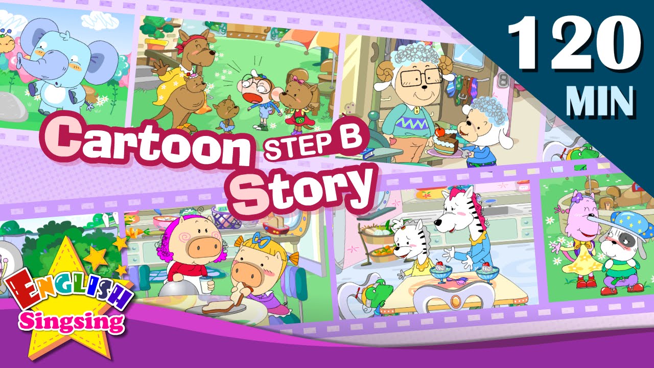 What's that?+More Kids Cartoon story step B | Learn English | Collection of Easy conversation