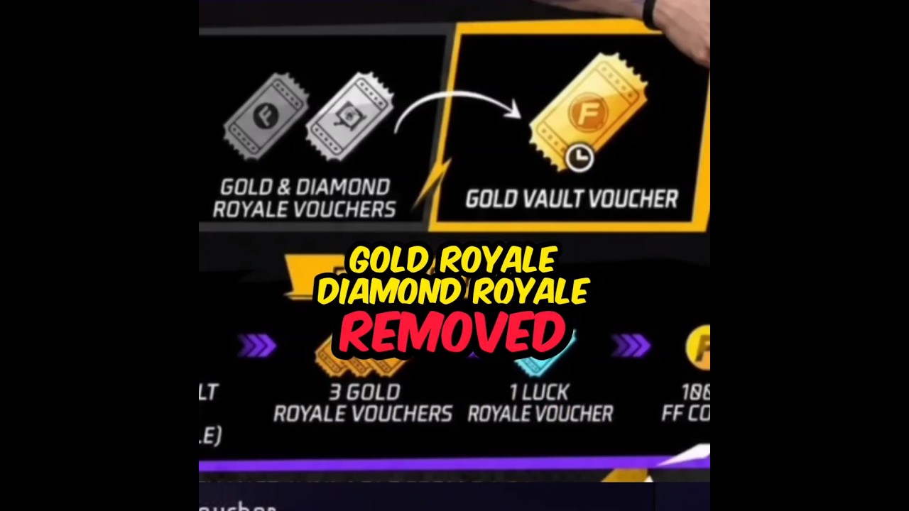 Gold Vault Removed 😭 | Gold Royale & Diamond Royale Update Free Fire