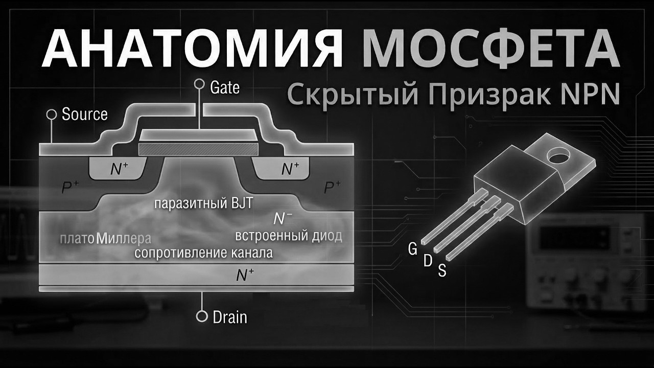 Почему горят силовые ключи? Физика MOSFET и скрытые параметры кристалла.  #транзистор