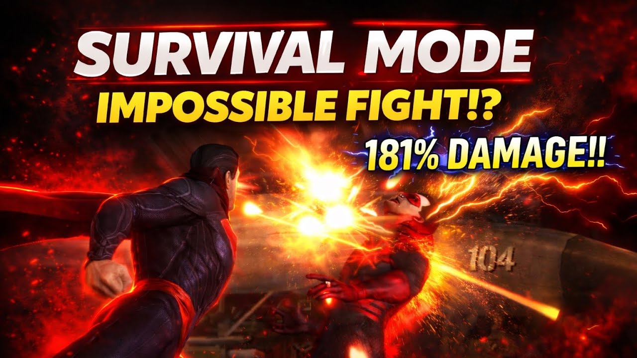 Injustice Gods Among Us | Survival Mode | Crazy Fight 😱 | @UltimateGamerzArena 