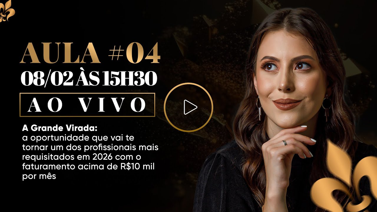 🟢 Aula 4 de 4 - A Oportunidade para se tornar o Profissional mais Valioso de 2026 (Workshop 08/02)