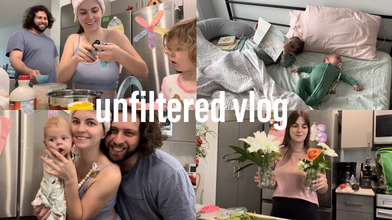 Adventures in Parenthood: Unfiltered Vlog of a Stay-at-Home Mom with a Newborn and Toddler