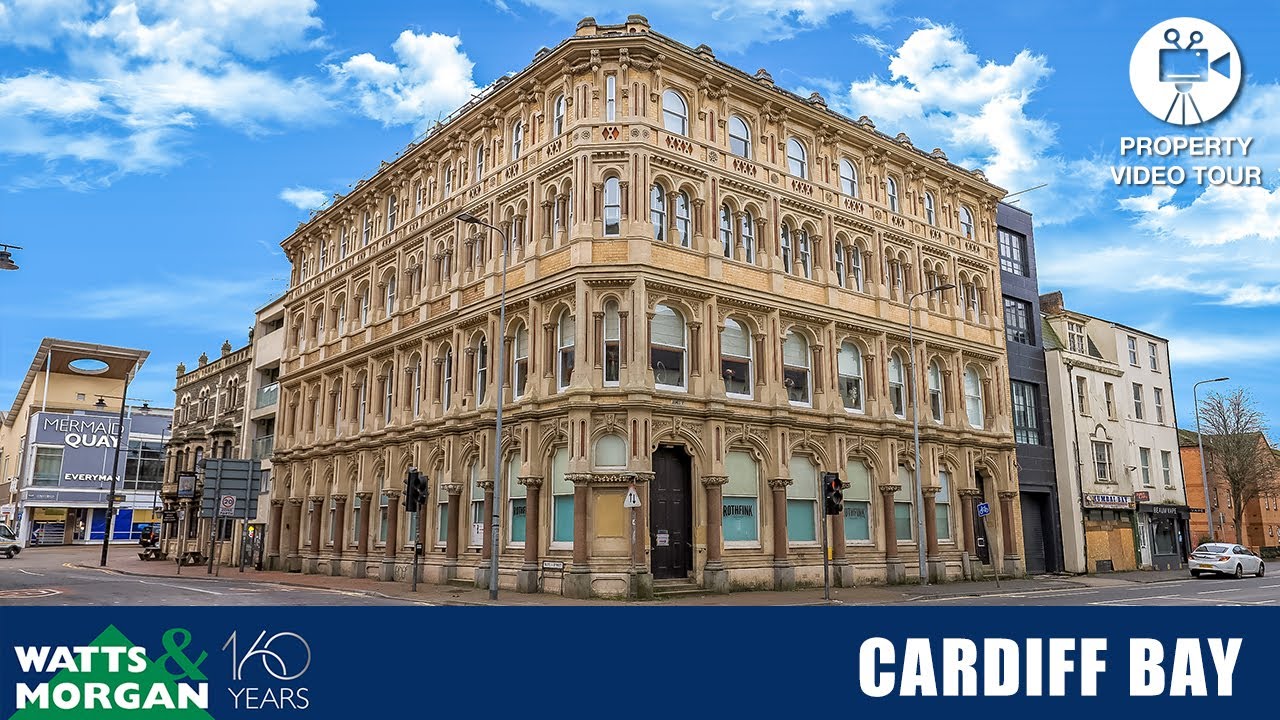 Property video tour, virtual viewing of a 2 bedroom property located in Cardiff Bay.