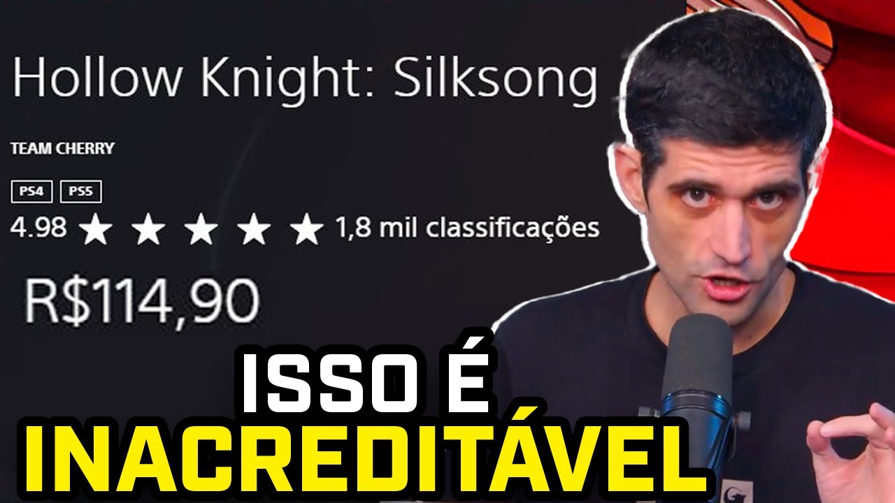 HOLLOW KNIGHT SILKSONG sai com o DOBRO do PREÇO na PLAYSTATION STORE!! #fgn