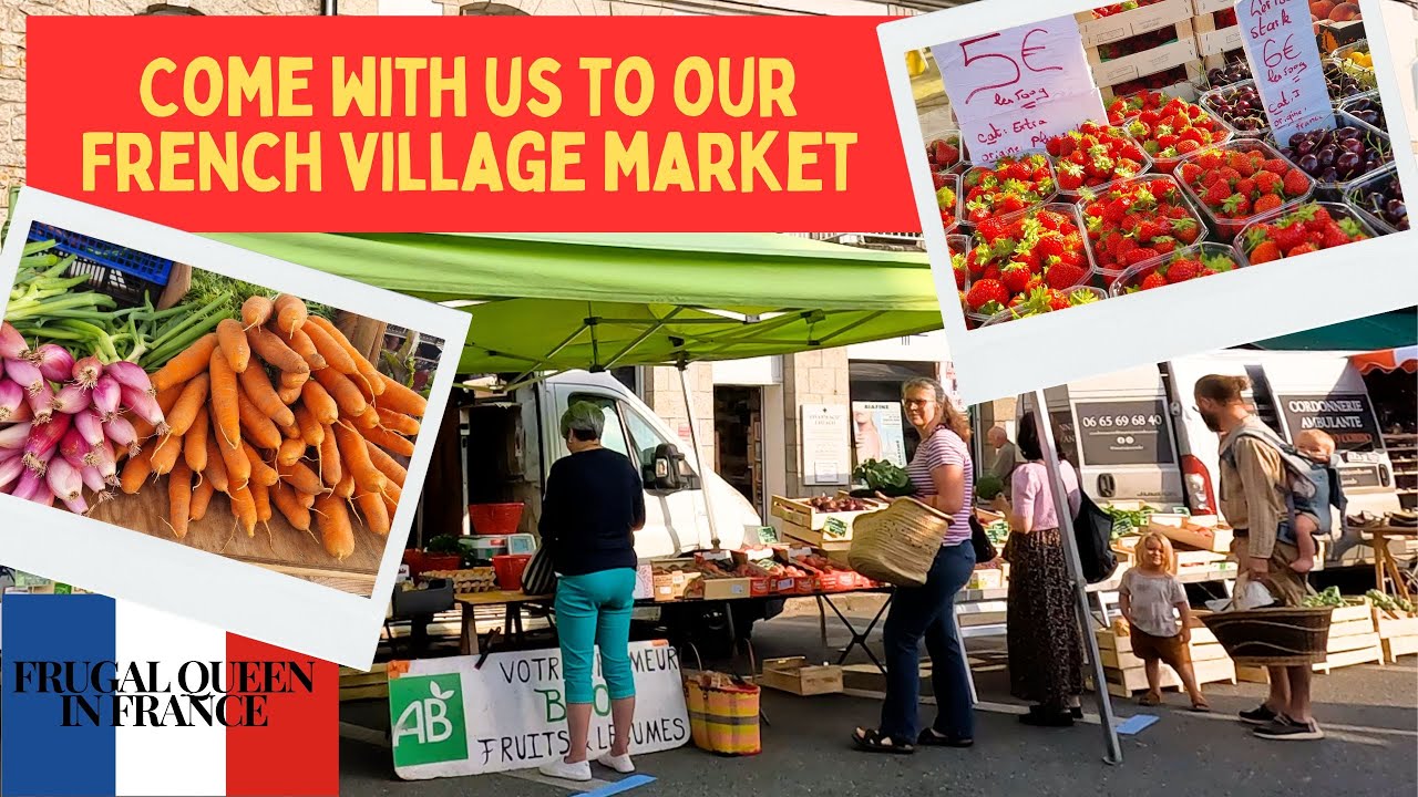 Come with us to our French village market in Huelgoat #france #market #local #huelgoat