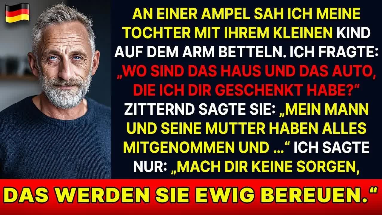 Ich sah meine Tochter mit ihrem Kind auf der Straße betteln… Sie sagte, ihr Mann habe…