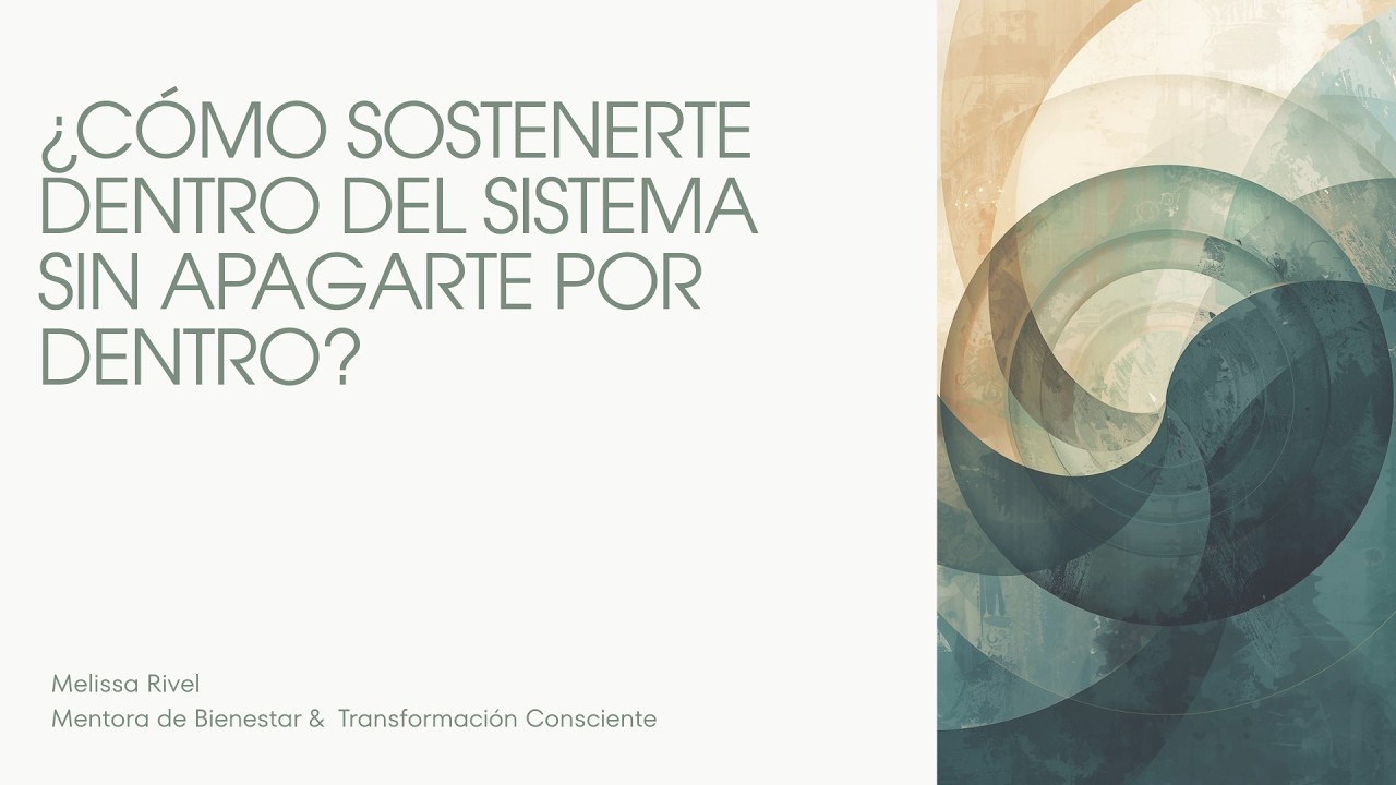 Cómo sostenerte dentro del sistema sin apagarte por dentro