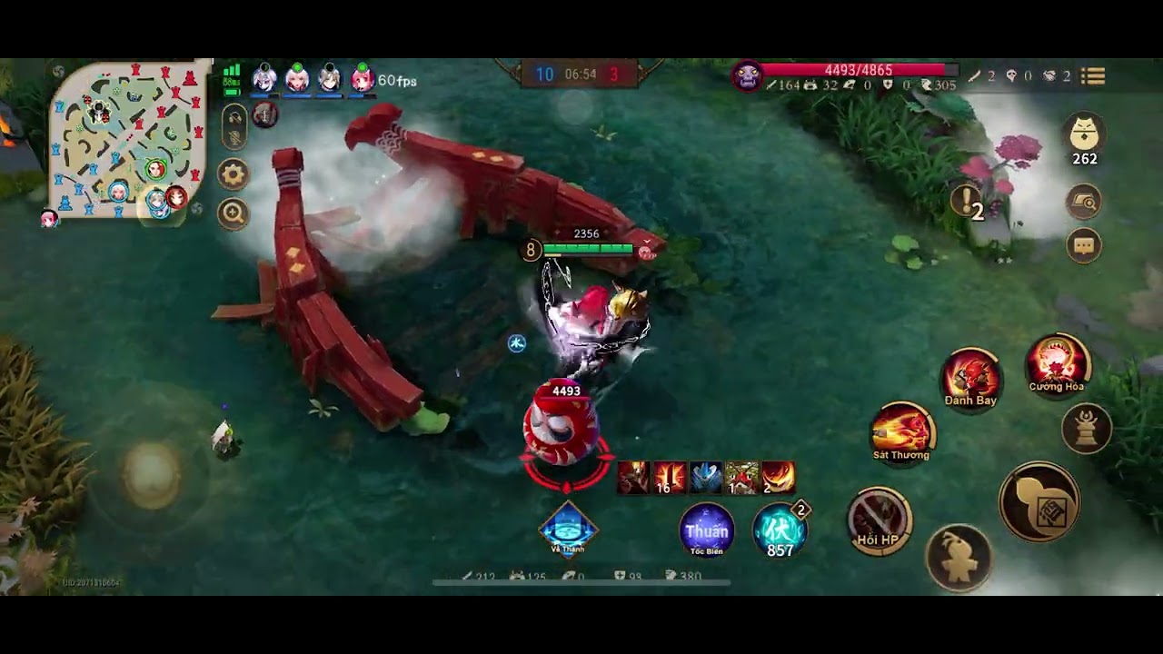 Onmyoji Arena - Tửu khoẻ re khi có Top và Jungle gánh team