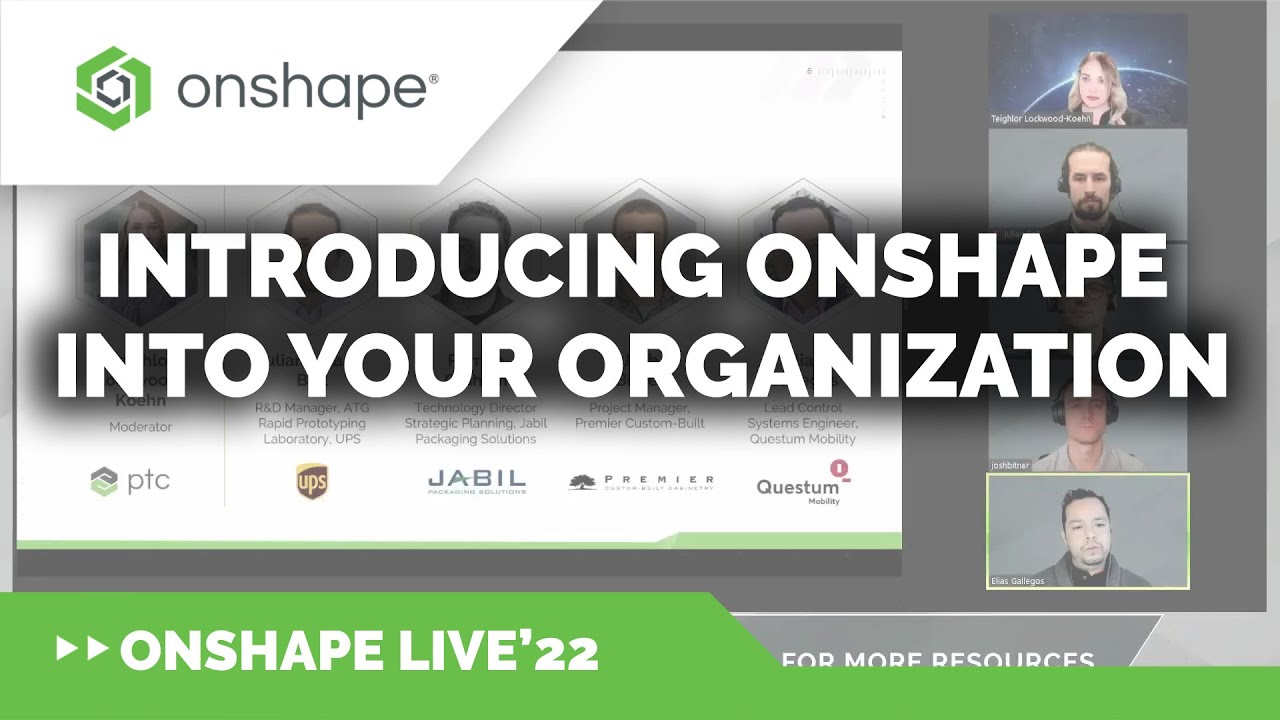 Introducing Onshape into Your Organization