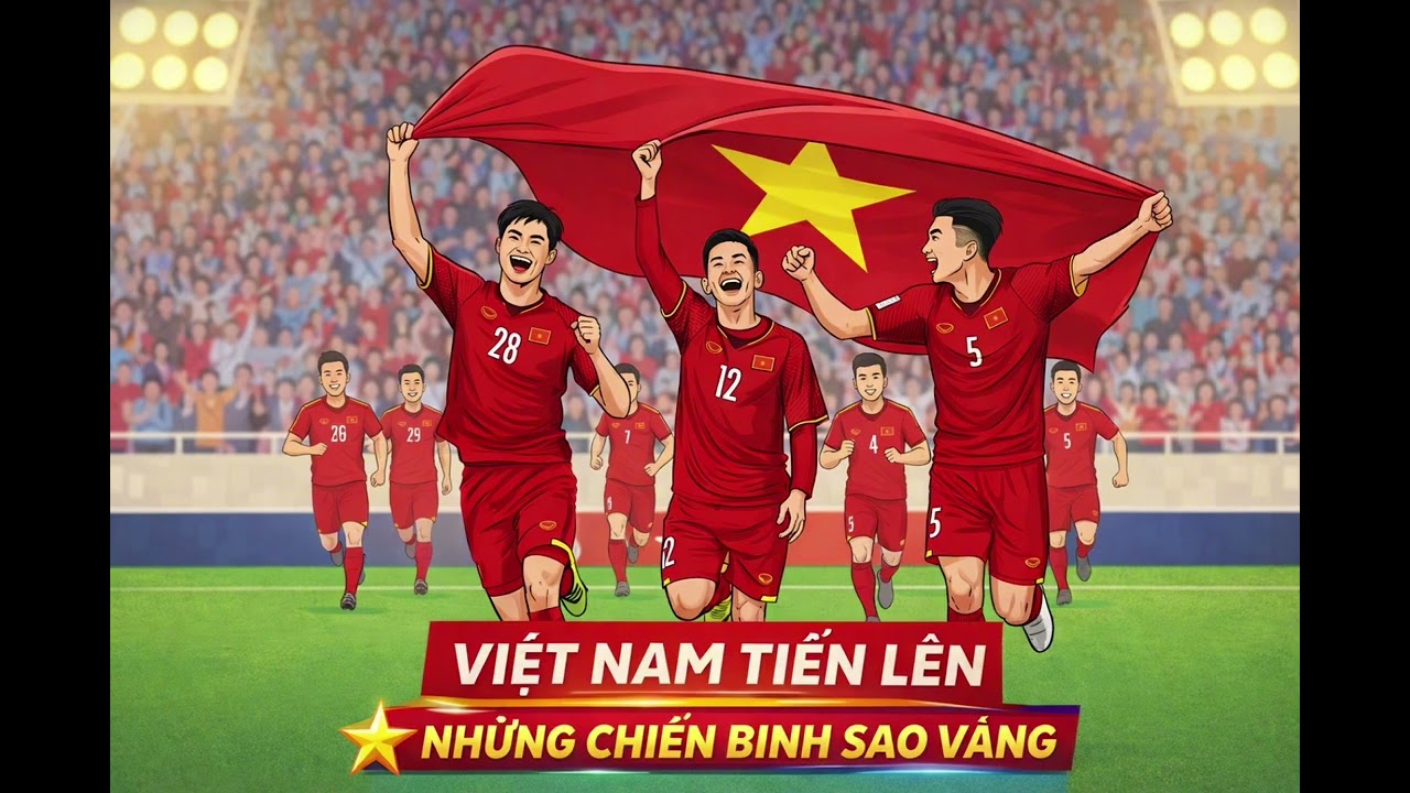 Những Chiến Binh Sao Vàng || Bản Hùng Ca Khiến Triệu Trái Tim Việt Nam Sục Sôi (Cực Kỳ Cảm Xúc)