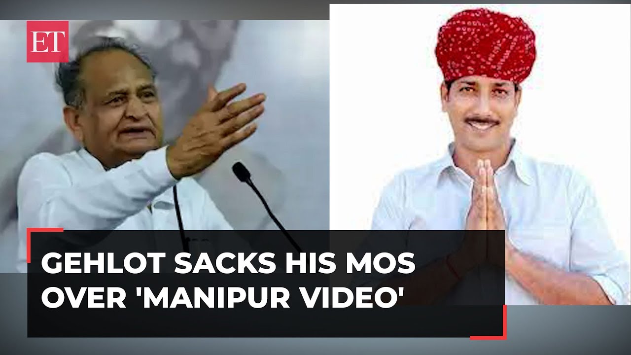 Manipur viral video: CM Ashok Gehlot sacks his MoS Rajendra Gudha for remarks on Manipur video