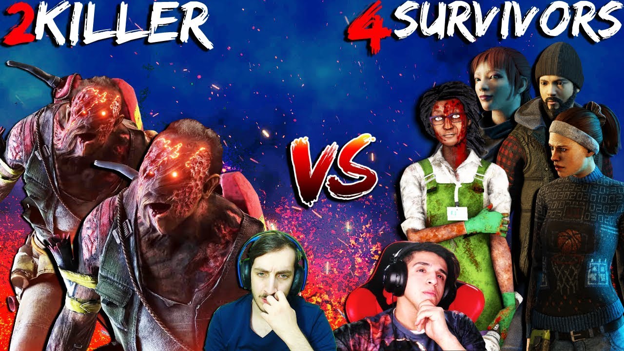 DeadByDaylight|🔥2 Killer VS 4 survivors|كيلرين ضد اربعة سيرفايفر|