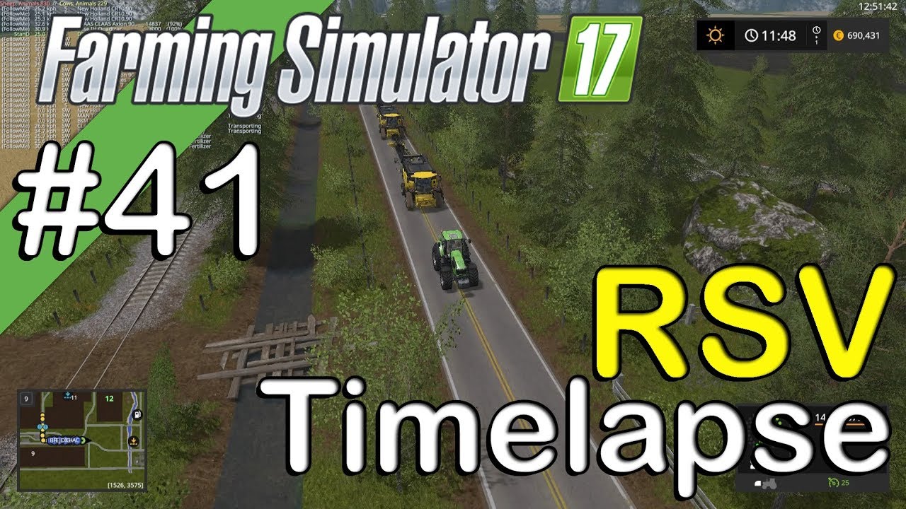 Farming Sim 17 - RSV - Timelapse #41 - Saying Goodbye to RSV