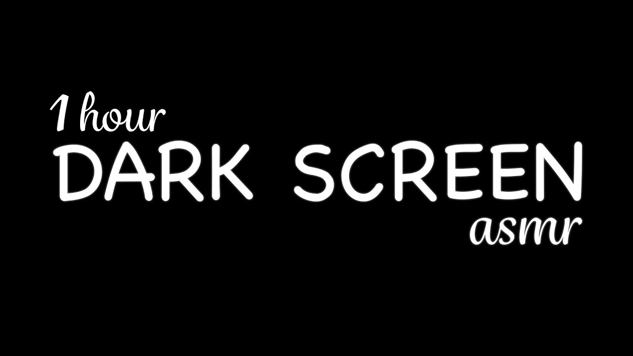 [1 HOUR] Dark Screen ASMR 😴 Ear To Ear, Close Sensitive Whispers (with timestamps)