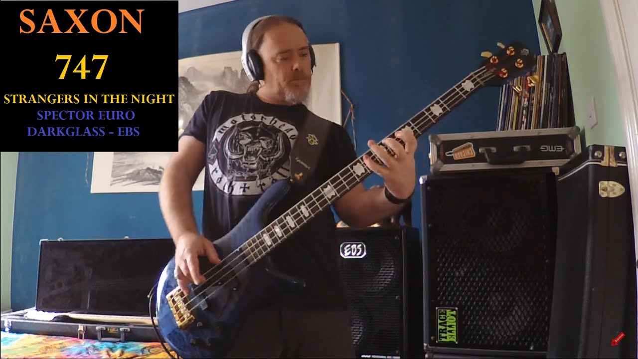 Saxon - 747 (Strangers in the Night) Bass Cover - Spector Euro