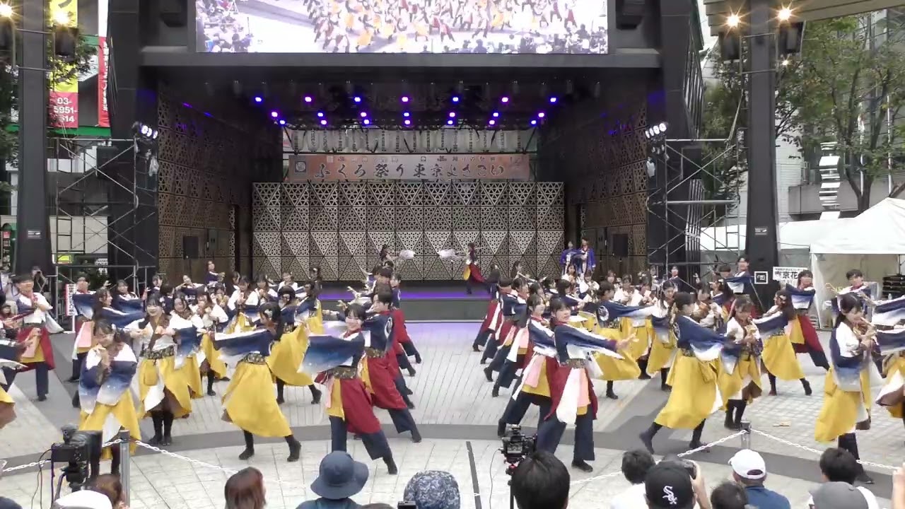 【4K】早稲田大学 東京花火｜彩の輪（第26回 東京よさこい 2025/池袋西口公園会場）