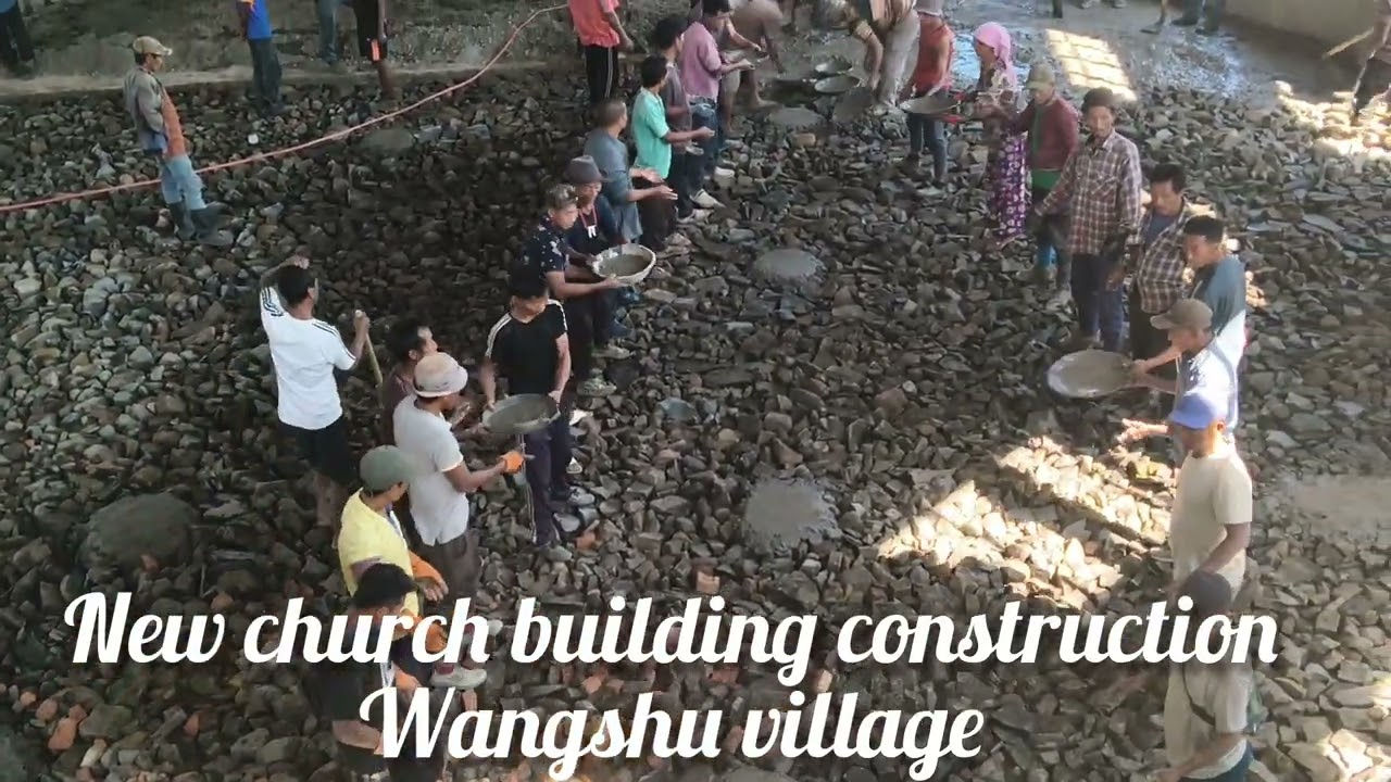 NEW CHURCH BUILDING UNDER CONSTRUCTION #WANGSHU (SHAMNYU) VILLAGE 