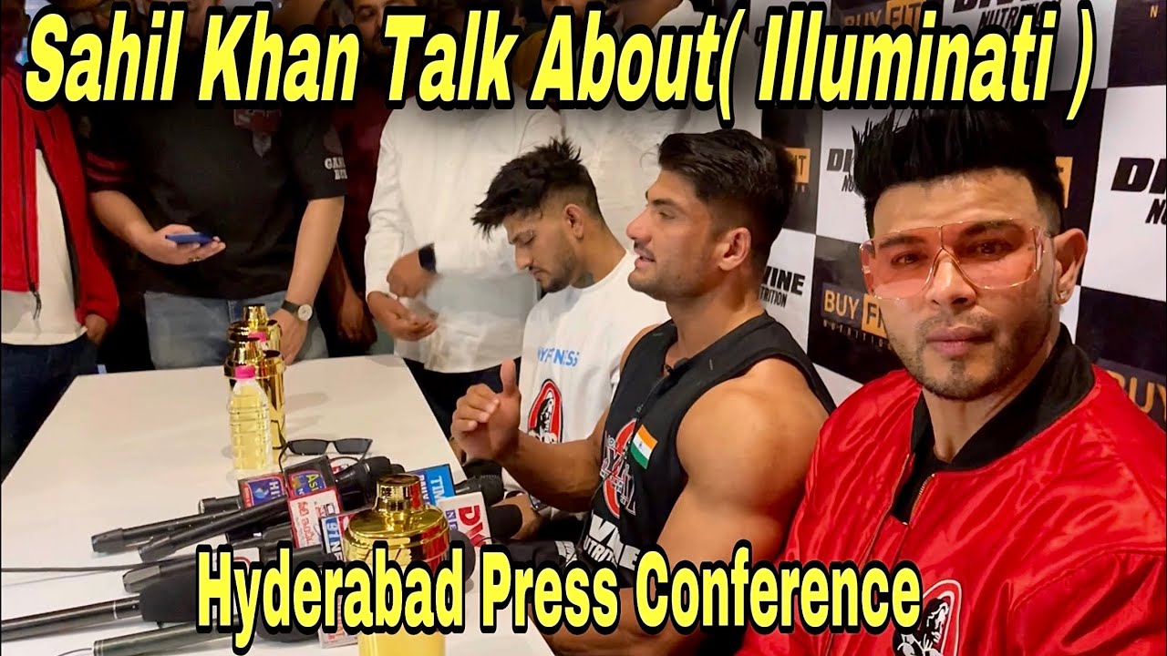 Sahil Khan Press Conference Hyderabad || Illuminati || Imran khan, Afroz Khan, Super Sam #sahilkhan