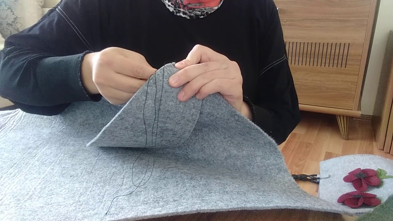 Keçeden çanta yapımı