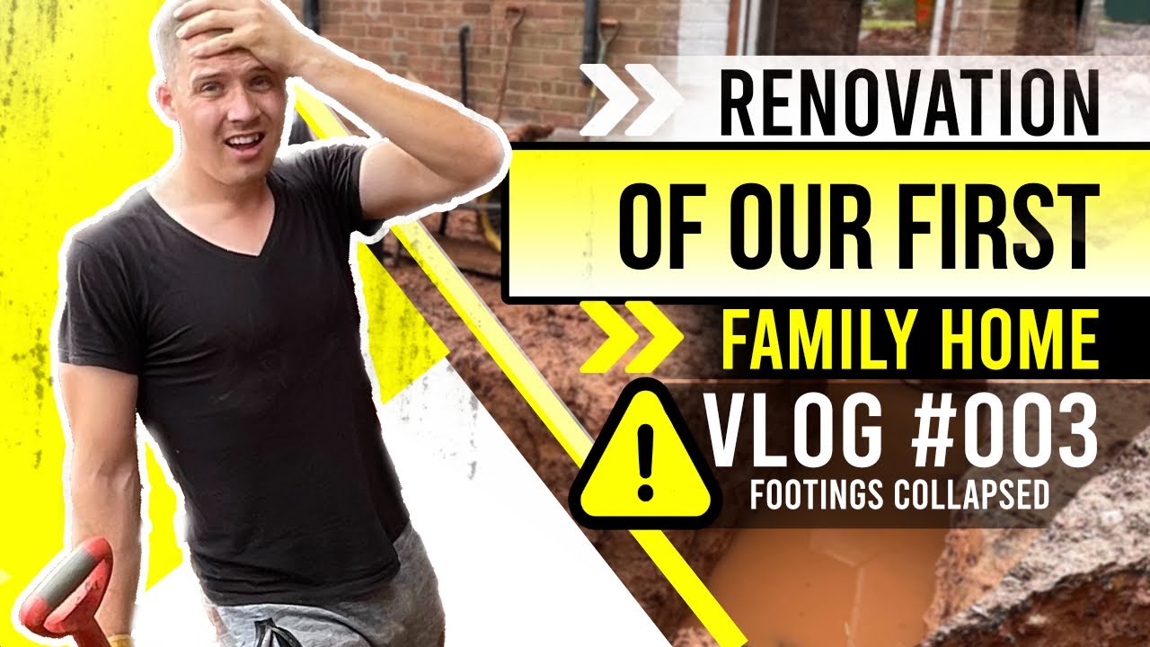 New Family Home | Footings Collapsed | Aidas Grubliauskas | Vlog #003