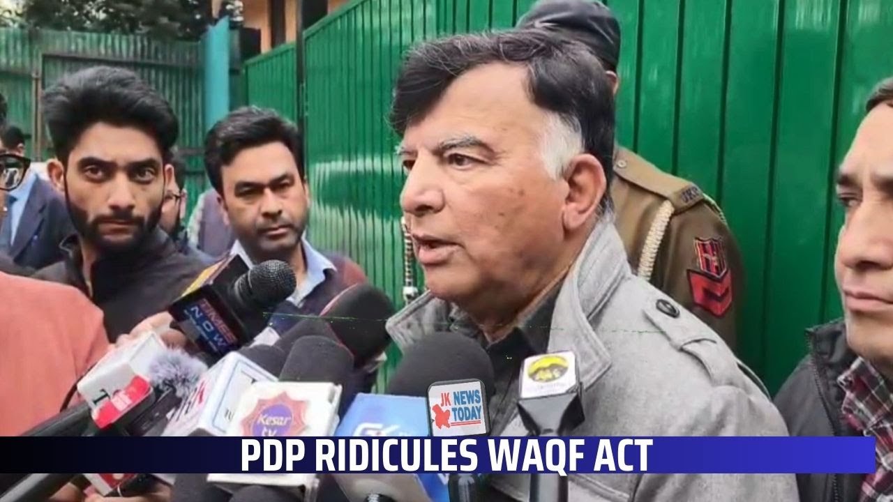 PDP ridicules Waqf Act | JK News Today
