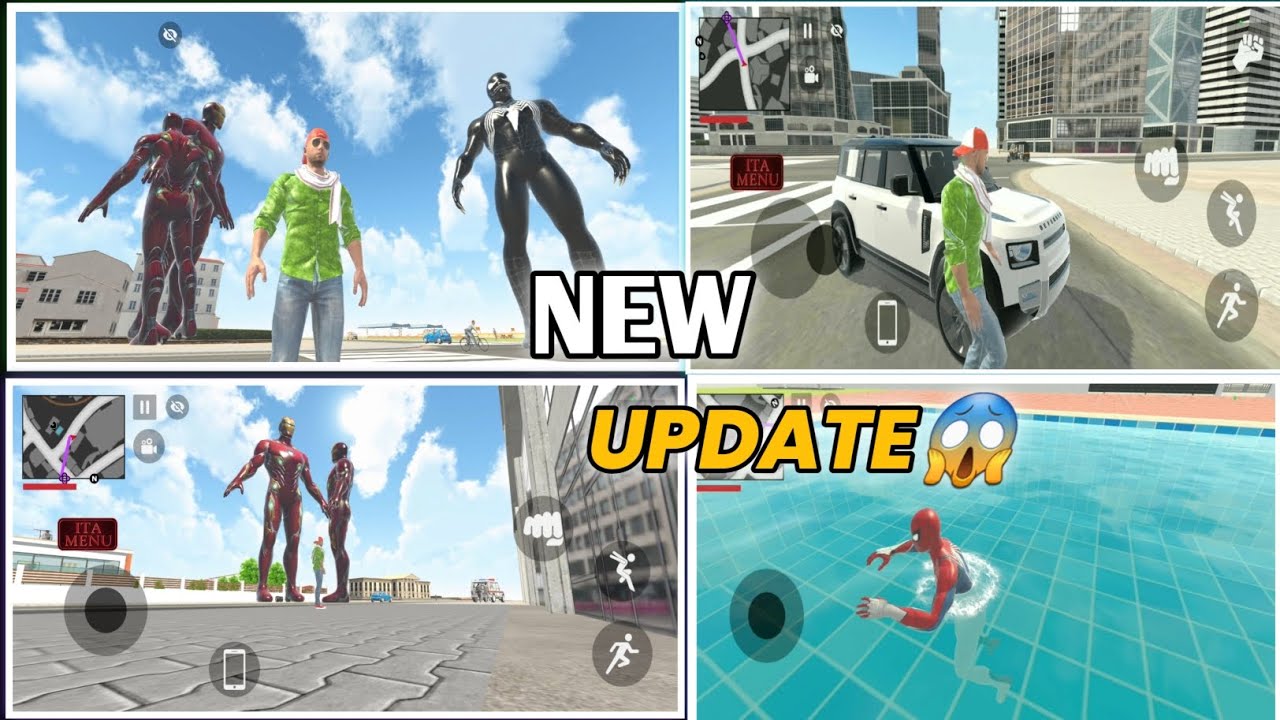 INDIAN THEFT AUTO SIMULATOR in New Spiderman Update😱/ New Cheats INDIAN THEFT AUTO GAME/ 