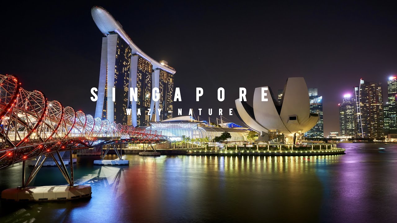 Singapore city tour HD -  Beautiful video with relaxing music - No copyright videos