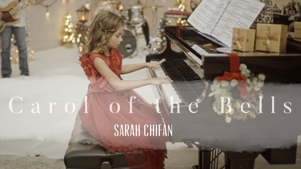 Carol of the Bells &ndash; Amazing Piano Performance by 7-Year-Old Sarah Chifan & Band | Video 2025